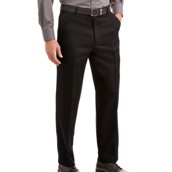 George Men's Flat Front Dress Pant - Picture 7 of 8